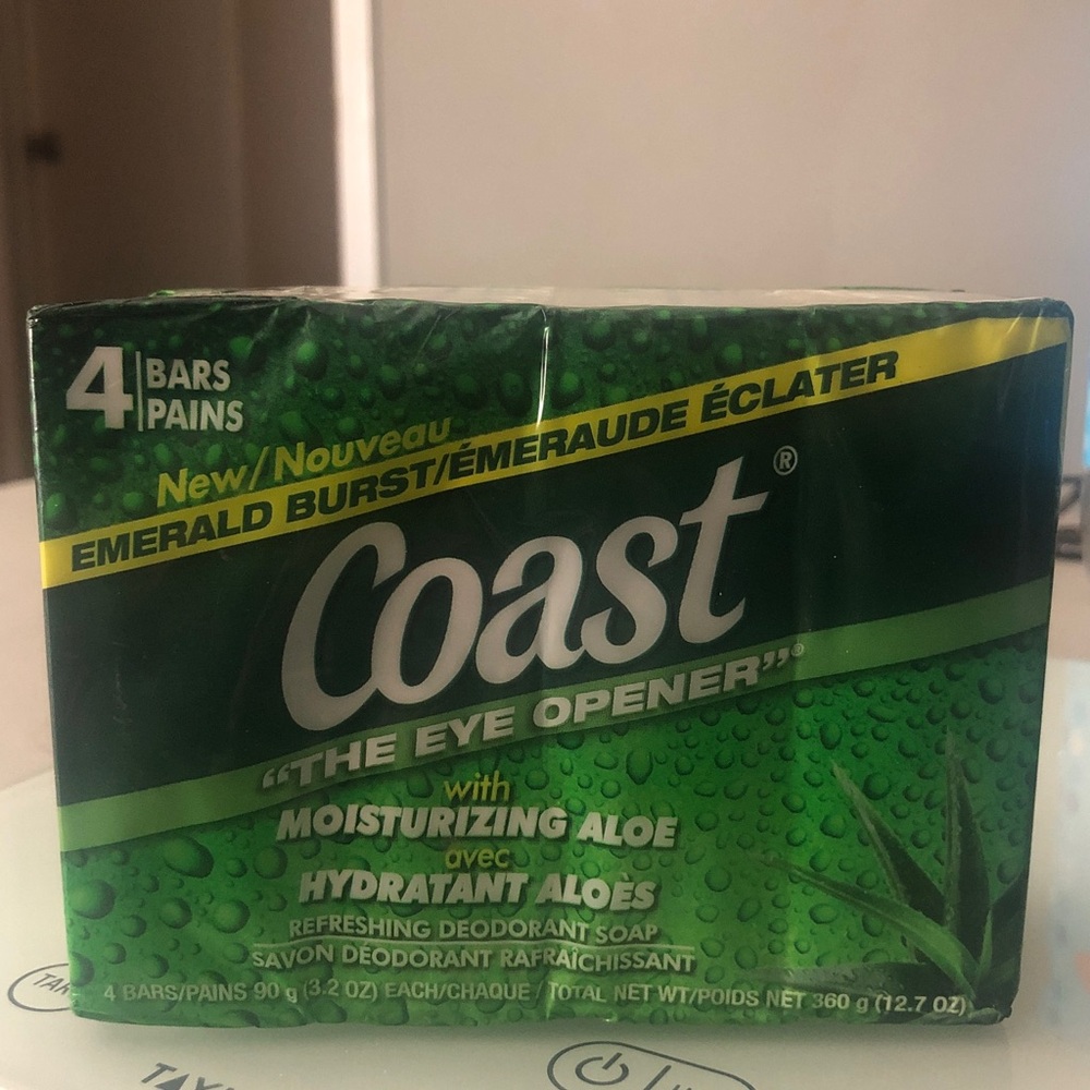 Coast Emerald Burst Soap with Moisturizing Aloe - 4 Pack